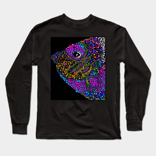 Angel Fish Abstract Long Sleeve T-Shirt